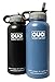 Outdoor Use Only's 32oz. Stainless Steel, Double Wall Vacuum Insulated, Wide Mouth with Straw Water Bottle - Cold for 24 hrs, Hot for 12 hrs.