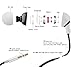Farstrider 2Packs Stereo Earphones/Headphones/Earbuds with Hard Carrying Case Bag, High Definition, Heavy Deep Bass, Noise Isolating, Tangle Free, Ergonomic Comfort-Fit for iPhone Samsung Ipad PC etc