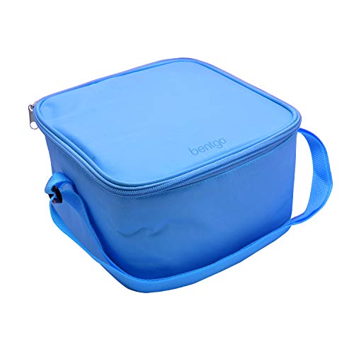 image for Bentgo Bag (Blue) - Insulated Lunch Bag Keeps Food Cold On The Go - Fi