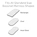 JumpOff Jo - Hypoallergenic Fitted Bassinet Sheet for Baby Boys & Girls - Rectangular, Hourglass & Oval Crib Compatible, Soft, Breathable, Machine Washable - Mama Bear Blue