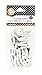 Canvas Corp CVS2143 1-Inch-by-.25-Inch Mini White Clothespins 25 Pieces