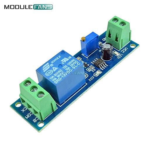 image for HATOLY DC 12V 10A Delay Timer Switch Adjustable 0 to 10 Second with NE