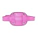 YiFeng Leather Lockable Ball Gag w/Lock Bondage Fetish Restraint Slave Roleplay Gimp 4 (Hot Pink, Long)