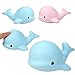 Coohole 10CM Soft Whale Cartoon Squishy Slow Rising Squeeze Kids Toy Phone Straps Ballchains (Blue)