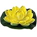 Lightingsky Artificial Floating Foam Lotus Flower Pond Decor Water Lily (6 Colors-2, Medium-18cm)