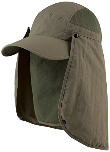 Juniper Taslon UV Cap Large Bill Cap, One Size, Olive