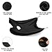 Beard Bib Apron,Bagvhandbagro Beard Catcher Apron,Apron Beard Cape with Double Suction Cups for Shaving Hair Clippings Catcher and Grooming Cape Apron