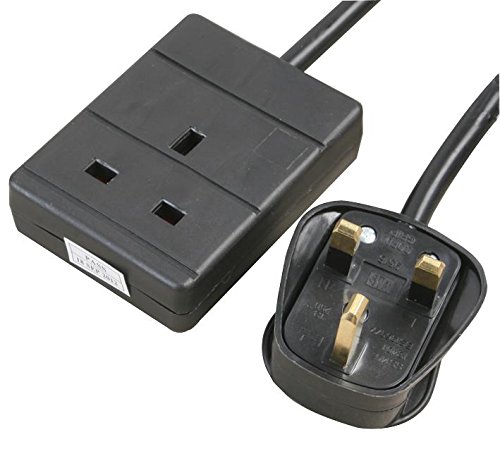 PRO ELEC - Extension Lead, 1 Socket, 3 Metres (Black) — image 1
