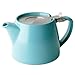 FORLIFE Stump Teapot with SLS Lid and Infuser, 18-Ounce, Turquoise