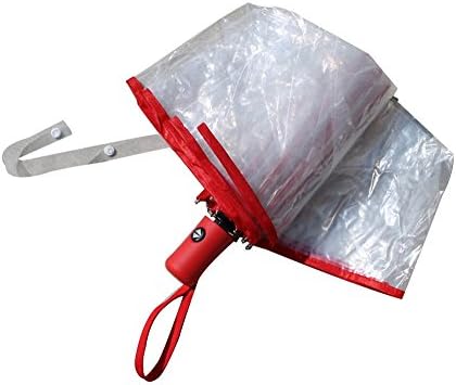 Ruler Co Brands Transparent Umbrella Automatic Transparent Plastic Paper Materials 30 Percent Wholesale Many Color Optional