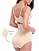 NINGMI Women's Padded Panties Enhancer Body Shaper Butt Lifter Hi-Waist Tummy Control Shapewear