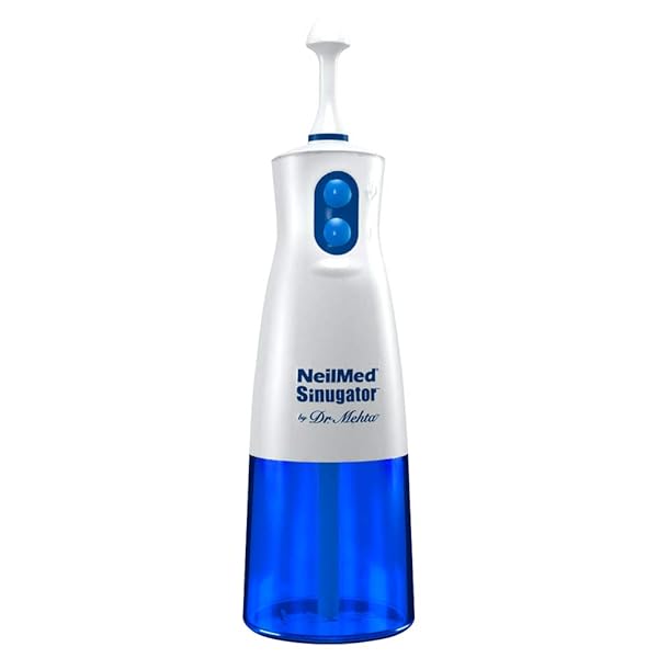 NEILMED SINUGATOR CORDLESS PULSATING NASAL WASH KIT WITH ONE IRRIGATOR, 30 PREMIXED PACKETS AND 3 AA BATTERIES(PACK OF 1)