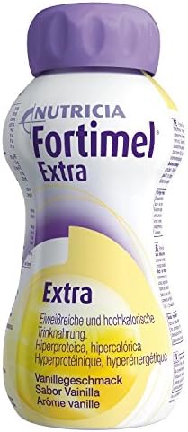 Fortimel Extra Vanilla Flavour 4x200ml for Malnutrition -Weight Loss Conditions