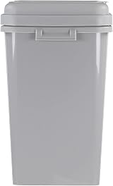 Taylor & Brown 40L Grey Airtight Pet Food Container with Flip Top Locking System view 4