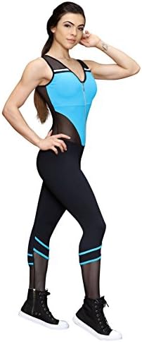 CANOAN Jumpsuit 26006 Sexy Mesh Bodysuit One-Piece Romper Catsuit (One size USA 0-8)