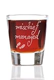 Mischief Managed: Harry Potter Marauder's Map Inspired Shot Glass