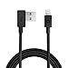 nonda ZUS Super Duty Lightning Cable with Aramid Fiber, Apple MFi Certified, 4ft/1.2m, Right Angle, Charger and Data Sync for iPhone, iPad, iPod (Black)