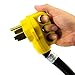 Proline Power Female 30Amp to 50Amp Male, RV Camper Adapter Cord, 12inch,10/3, STW (50M/30F)