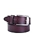 SINDE Mens Leather Jeans Belt 38mm Wide With Pin Buckle Black Fine Gifts Box
