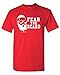 Fear the Beard Harden Basketball Houston Red T-Shirt Tee (Medium)