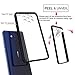 Nokia 9 PureView case, OUBA [Shock Absorbing] Air Hybrid Slim fit Armor Shockproof Drop Protection Crystal [Clear] Back Protective Case + TPU Bumper Cover Compatible for Nokia 9 PureView - Black