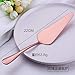 Ann Lee Design Metal Plated Cake Server (Rose Gold)
