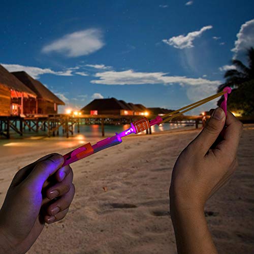Rocket Copters,32 Pcs Arrow Helicopter LED Flying Toy for Kids - Thumbnail 4