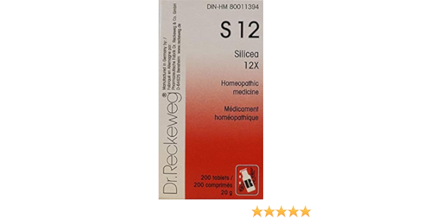 Amazon Com Dr Reckeweg S12 Silicea 12x Health Household