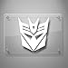 Yoonek Graphics Decepticon from Transformer Decal Sticker for Car Window, Laptop and More. # 543 (4