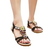 Start Women Summer Bohemia Colorful Bead Sandals Shoes