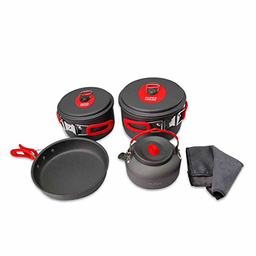 Alocs 34 Person Cooking Pot Camping Pan Kettle Outdoor Cookware Pots