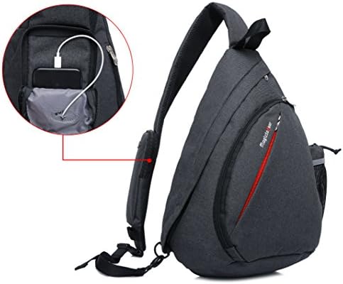 Sling Bag Chest Shoulder Backpack Crossbody Multipurpose Daypack with RFID Blocking Magictodoor