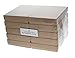 10 Pack Cotton Filled Kraft Color Jewelry Gift and Retail Boxes 5.25 X 3.75 X 1 Inch Size