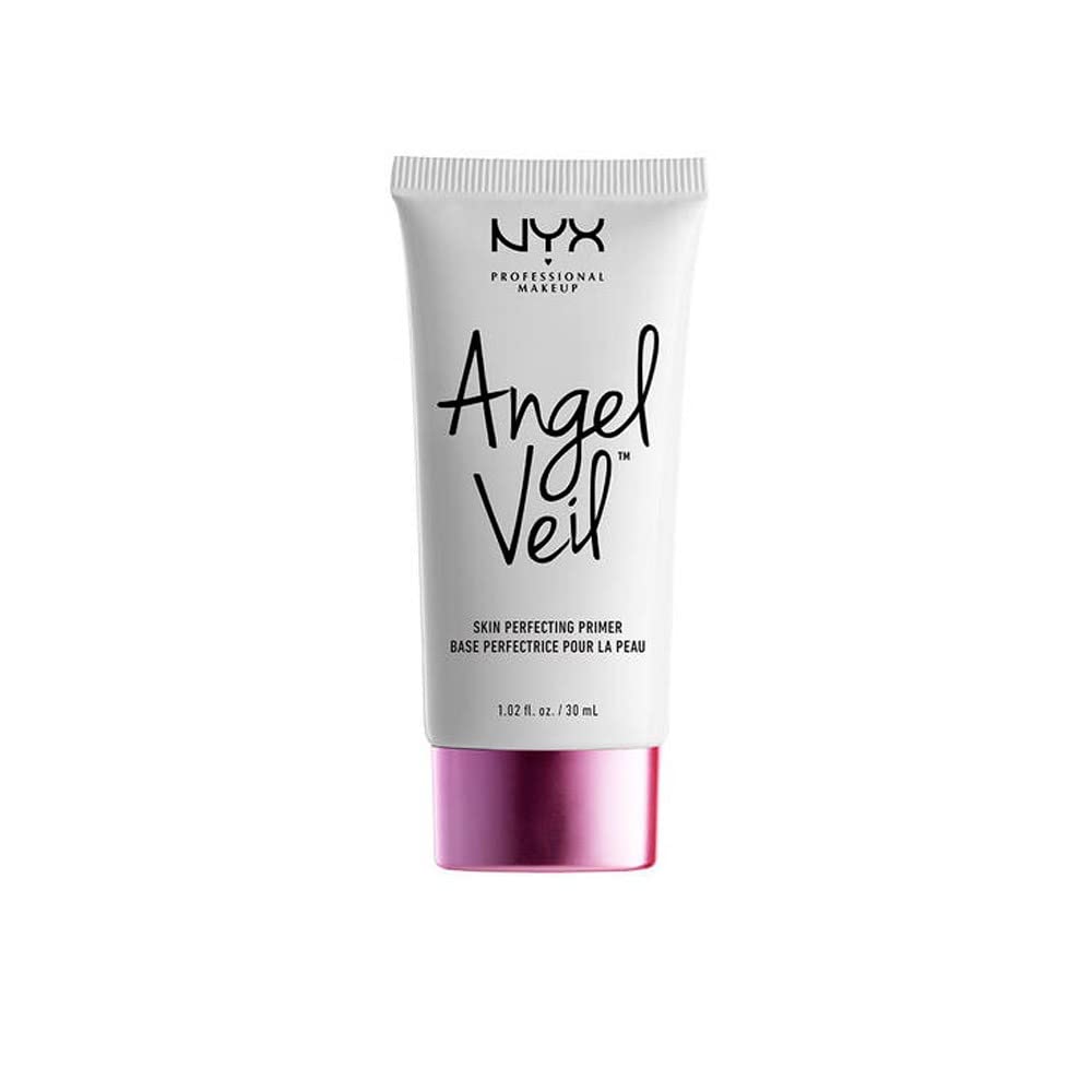 NYX Professional Makeup Angel Veil Skin Perfecting Primer, Light Formula, Silky Finish, Shine Control, Makeup Application, Vegan formula