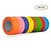 8 Roll Colored Masking Tape, 1.5 Inch Wide Craft Rainbow Masking Tape Labeling Tape Roll for DIY, Art, Coding and Labeling, 8 Colors, 80 Yards Total
