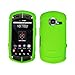 Importer520 (TM) Rubberized Snap-On Hard Skin Protector Case Cover For Casio G'zOne Commando C771 - Neon Green