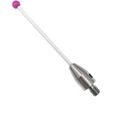 CMM Touch Probe Stylus 4mm Ruby Ball Tips M4 Thread Ceramic Stem 50mm Long A-5003-4799