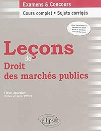 Leçons de droit des marchés publics