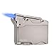 HUOWA Jet Torch Cigar Lighter Windproof Metal Cigarette Lighter with Adjustable Blue Flame, Butane Refillable (Fuel Not Included)