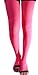 Lace Poet Neon Pink Yoga/Sleep Thigh-High Compression Toeless Socks