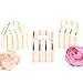 Andaz Press Rose Gold Foil Gable Boxes, Striped 4-inch, Modern Party Favor Box Containers for Candy, Mini Cookies, Dessert Bar, Birthday, Baby Shower, Wedding Favors, Bulk 36 Pack