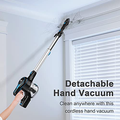 INSE Cordless Vacuum Cleaner Lightweight Powerful Suction Stick Vacuum
