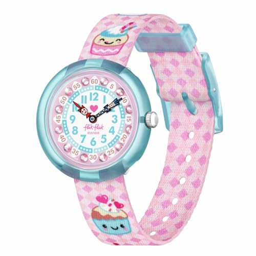 Flik Flak Girl Kids Watch Biosourced Quartz Waterproof Bake It Up