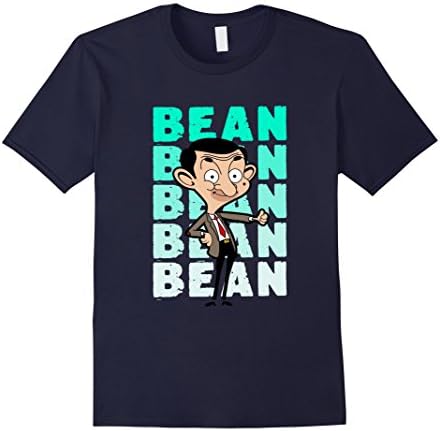 Mens Mr Bean - BEAN BEAN BEAN Large Navy