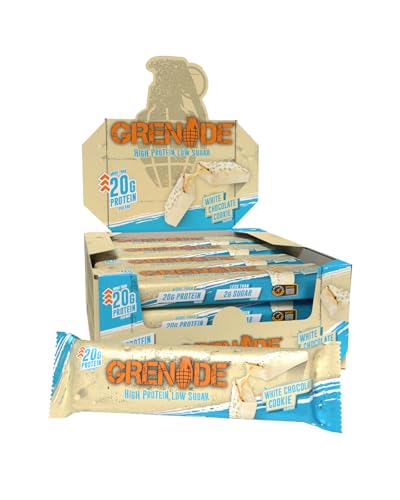 Grenade Proteinriegel - White Chocolate Cookie, 12 x 60 g