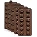 39 Piece Christmas Chocolate Mold Set, Christmas Theme Silicone Moulds, Ideal for Xmas Shaped Chocolate, Ice, Lotion Bars, Candy, Jelly, Candles, and Other DIY Products