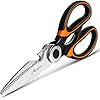 Heavy-Duty-Kitchen-Scissors-Sharp-Kitchen-Scissors-Multipurpose-Utility-Stainless-Steel-Scissor-Kitchen-Shears-for-Chicken-Poultry-Fish-Meat-Vegetables-Herbs-BBQ-Bones-Flowers-Nuts Anecity Heavy Duty Kitchen Scissors, Sharp Kitchen Scissors Multipurpose Utility Stainless Steel Scissor, Kitchen Shears…