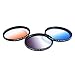 62mm Filter, K&F Concept 62mm Slim Lens Filter Set (Slim FLD+Slim CPL Circular Polarizing+ Slim UV Protector+ Slim Graduated Color Filter Blue+Orange+Gray)