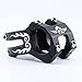 ZFZ Bicycle BIke Stem 31.8mm Super light MTB BMX DH FR Handlebar Accessories Black Red Blue Gold (Black)