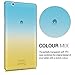 kwmobile Crystal case for Huawei MediaPad M3 8.4 TPU silicon case tablet protective case cover with Design two colours in blue yellow transparent